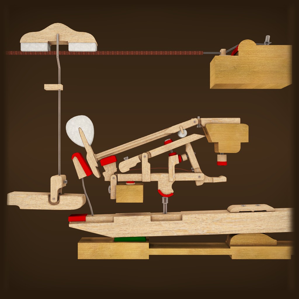 Piano Hammer Action mechanism preview image 1